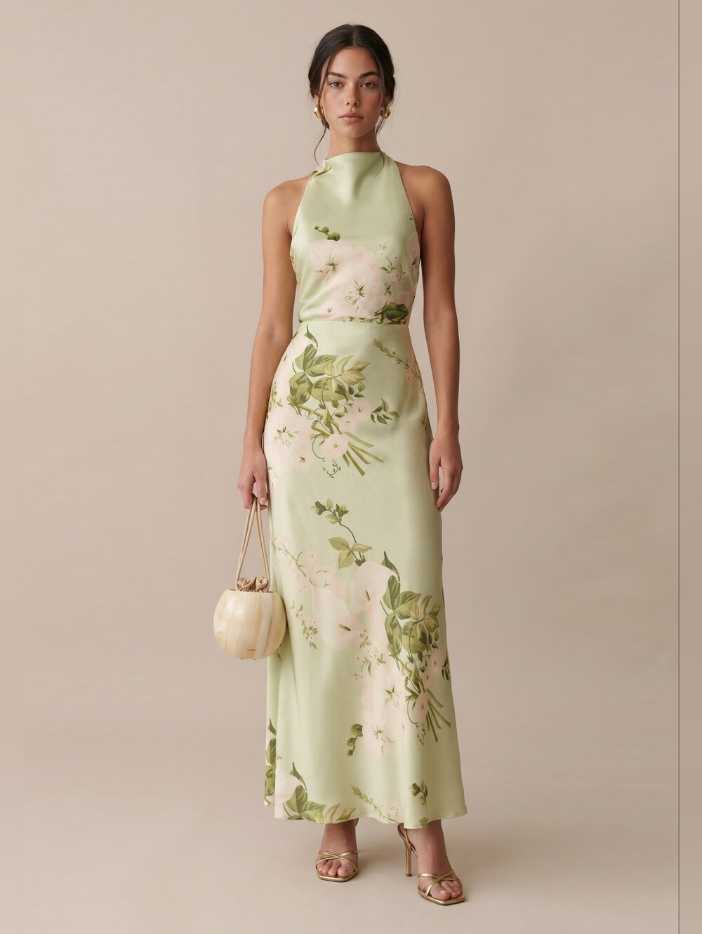 Few Moda O.P.T Roslyn Silk Maxi Dress